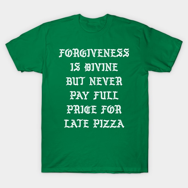 Late Pizza T-Shirt by Sheriken